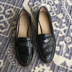 Coach Patent Leather Loafers Peyton 8B